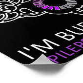 It's Not A Seizure I'm Buffering Epilepsy Awarenes Poster (Ecke)