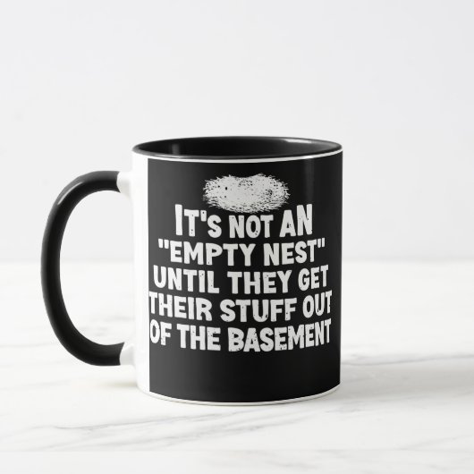 It's Not an Empty Nest Funny Empter Nester Parent Tasse (Links)
