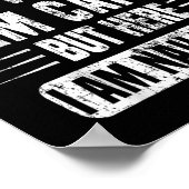 Its Not Easy Being My Wifes Arm Candy Retro Funny  Poster (Ecke)