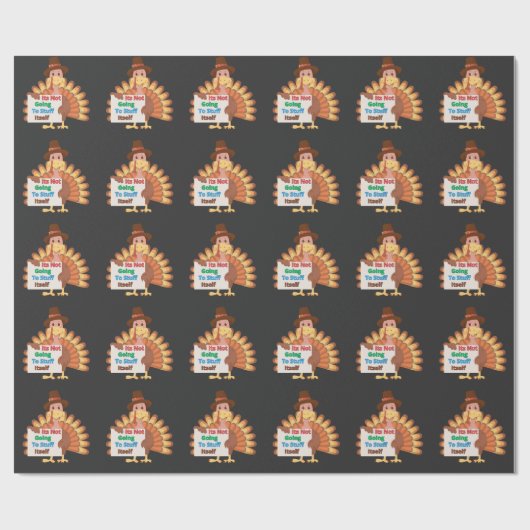 Its Not Going To Stuff Itself Geschenkpapier (Flach)