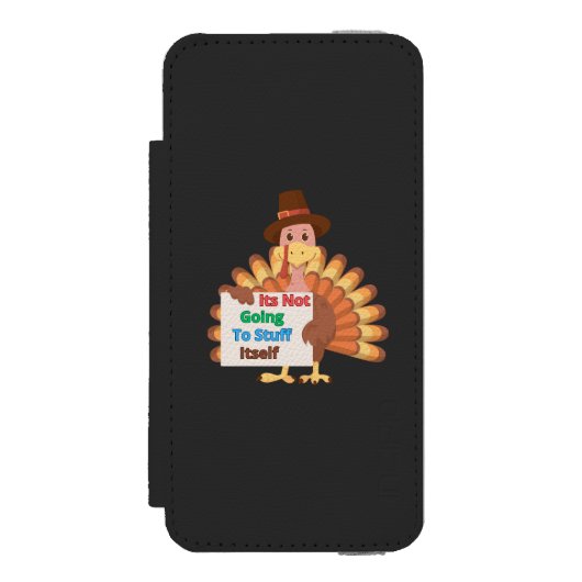 Its Not Going To Stuff Itself Incipio iPhone Geldbeutel-Hülle (Folio Vorderseite)