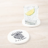 It's Not Hoarding If It's Books Book Lover Readers Getränkeuntersetzer (Seite)