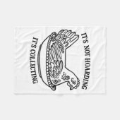 It's Not Hoarding It's Collecting Hen On Nest Coll Fleecedecke (Vorderseite (Horizontal))