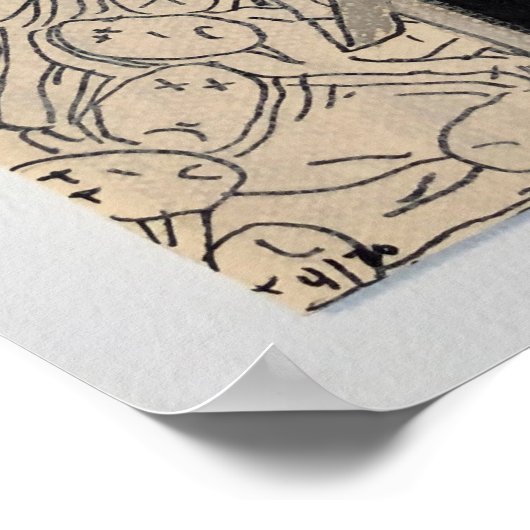 "It's Not My Fault" Poster von Barbara Dale (Ecke)