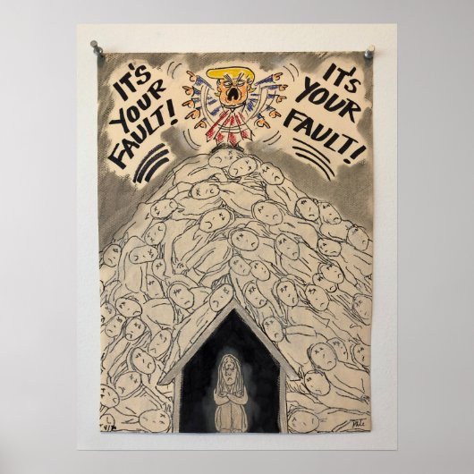 "It's Not My Fault" Poster von Barbara Dale (Vorne)