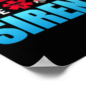 It's Not Road Rage Sirens EMT EMS Paramedic Poster (Ecke)