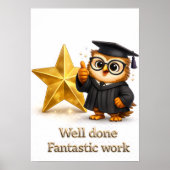 It's official well done gold star achievement post poster (Vorne)