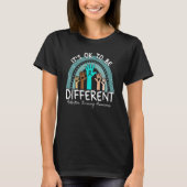 It's Ok To Be Different Addiction Recovery Awarene T-Shirt (Vorderseite)