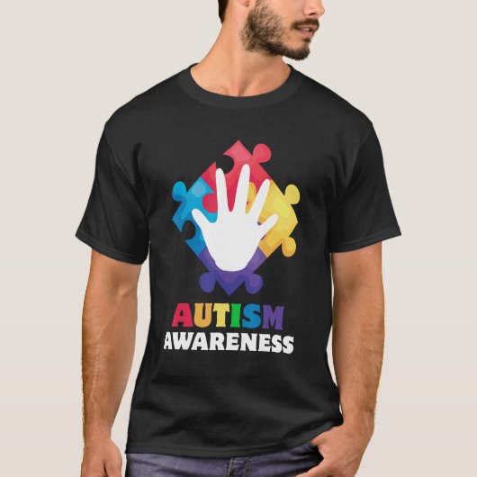 Its Ok To Be Different Autism Awareness Acceptance T-Shirt (Vorderseite)