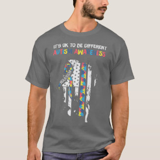 Its ok to be different Autism awareness T-Shirt