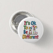It's ok to be different button (Vorne & Hinten)