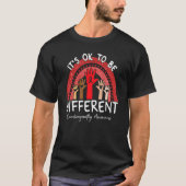 It's Ok To Be Different Cardiomyopathy Awareness R T-Shirt (Vorderseite)