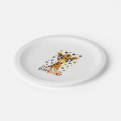 It's Ok To Be Different Giraffe Autism Awareness B Pappteller (Schrägansicht)