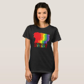 It's Ok To Be Different LGBTQ Pride LGBT Ally Rain T-Shirt (Vorne ganz)