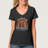 It's Ok To Be Different Limb Loss Awareness Orange T-Shirt (Vorderseite)