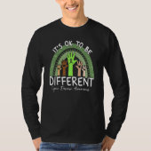 It's Ok To Be Different Lyme Disease Awareness Lim T-Shirt (Vorderseite)