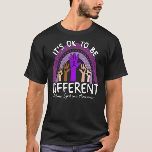 It's Ok To Be Different Moebius Syndrome Awareness T-Shirt (Vorderseite)