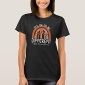It's Ok To Be Different Multiple Sclerosis Awarene T-Shirt (Vorderseite)
