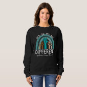 It's Ok To Be Different Myasthenia Gravis Awarenes Sweatshirt (Vorne ganz)