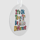 It's ok to be different ornament (Vorderseite)