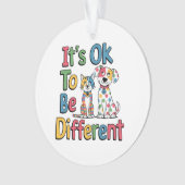 It's ok to be different ornament (Vorderseite)
