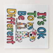 It's ok to be different puzzle (Horizontal)