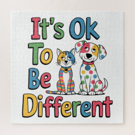 It's ok to be different puzzle