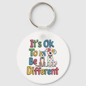 It's ok to be different schlüsselanhänger (Vorderseite)