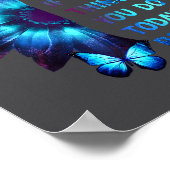 It's Okay If Only Thing You Do Is Breathe Suicide  Poster (Ecke)