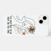 It's okay not to be okay – Self-acceptance quote w Case-Mate iPhone Hülle (Rückseite (Horizontal))