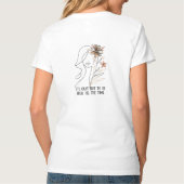 It's okay not to be okay – Self-acceptance quote w T-Shirt (Rückseite)