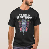 It's okay to be different Sei Anders Elephant Bat T-Shirt (Vorderseite)
