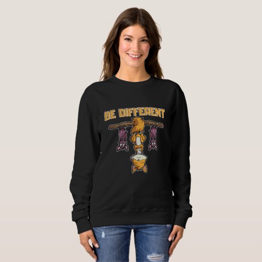 It's okay to be different Sei Anders Fox Bat  3 Sweatshirt (Vorne ganz)