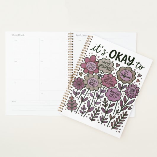 It's Okay To Boho Floral Planer (Anzeige)