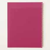 It's Okay To Boho Floral Planer (Rückseite)