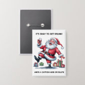 It's Okay To Get Drunk™ Button (Vorderseite/Rückseite)