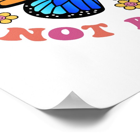 "It's Okay To Not Be Okay" Positive Quote Poster (Ecke)