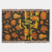 It's Orangey Throw Blanket Decke (Vorderseite)