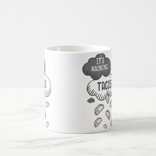 It'S Raining Tacos Funny Taco Kaffeetasse (Mittel)