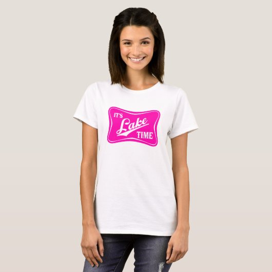 It's River Time T-Shirt – Retro Summer Float Trip  (Vorne ganz)