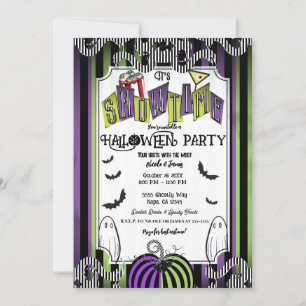 It's Showtime Halloween-Filmkostüm-Party Einladung