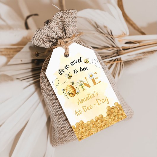 It's So Sweet To Bee 1st Birthday Geschenkanhänger