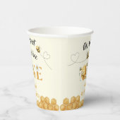 It's So Sweet To Bee 1st Birthday Pappbecher (Rechts)