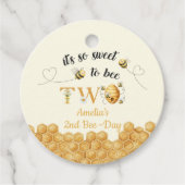 It's So Sweet To Bee 2nd Birthday Geschenkanhänger (Vorderseite)