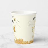 It's So Sweet To Bee 2nd Birthday Pappbecher (Links)