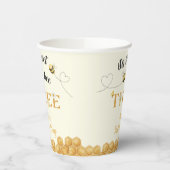 It's So Sweet To Bee 3rd Birthday Pappbecher (Links)