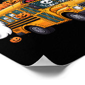 It's Soky Season Funny Teacher Halloween School Bu Poster (Ecke)