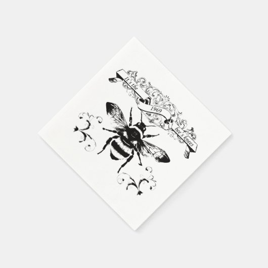 It's the bee's knees serviette (Ecke)