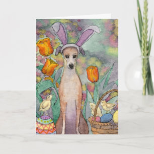 It's the Easter slim dog! Easter Card Feiertagskarte