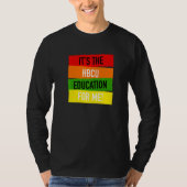 It's The HBCU Education for Me Grad Apparel T-Shirt (Vorderseite)